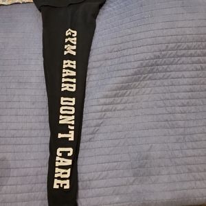 Black leggings from pink